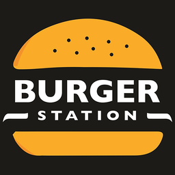 Burger Station logo.